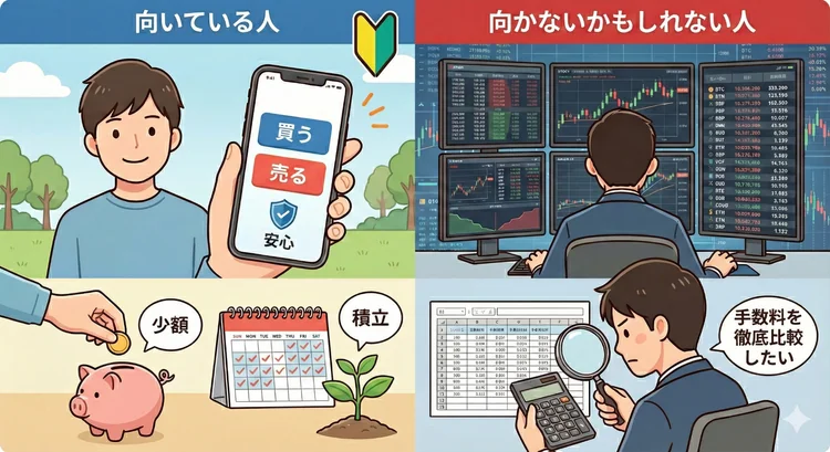 SBIVCトレードが向いている人・向かない人